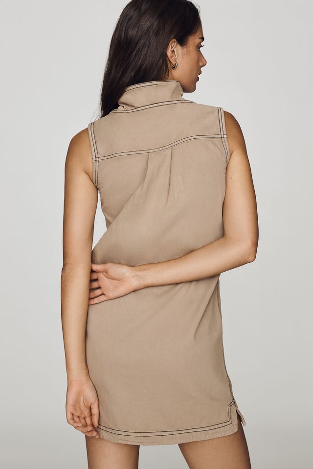 Pilcro Cotton Seamed Mini Dress #1