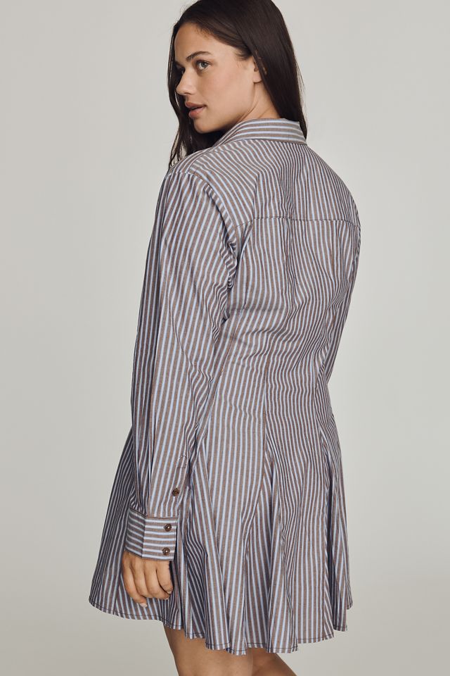 Maeve Godet Mini Shirtdress #7