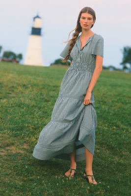 The Somerset Gingham Maxi Dress