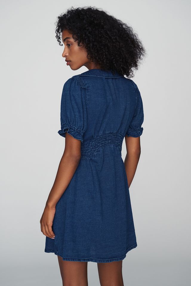 Pilcro Keira 100% Cotton Denim Mini Dress #1