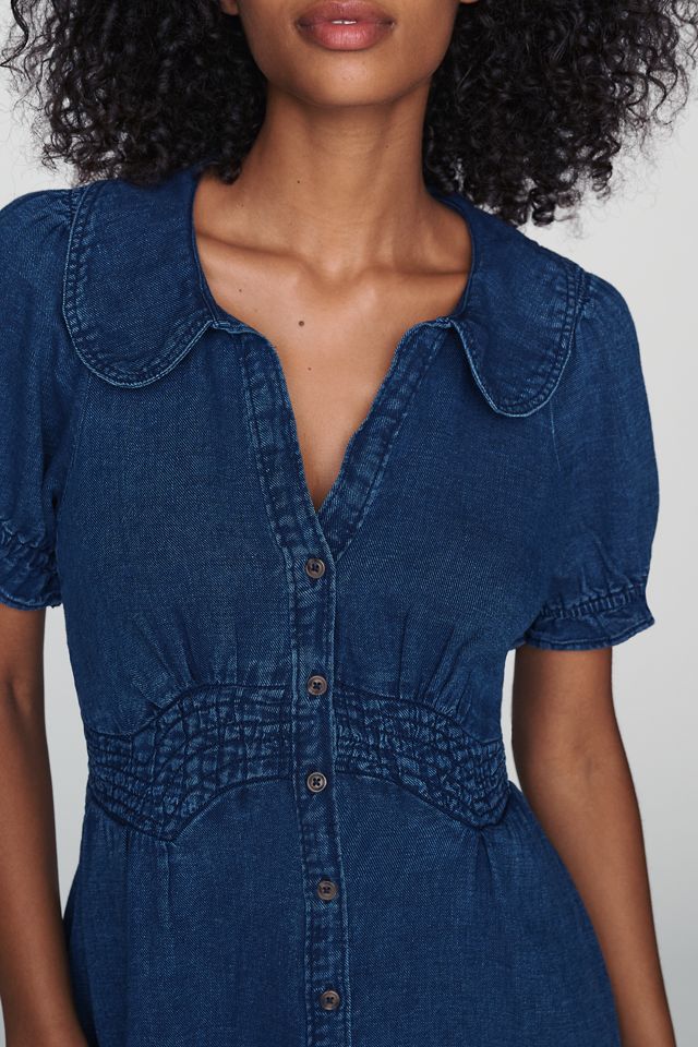 Pilcro Keira 100% Cotton Denim Mini Dress #3