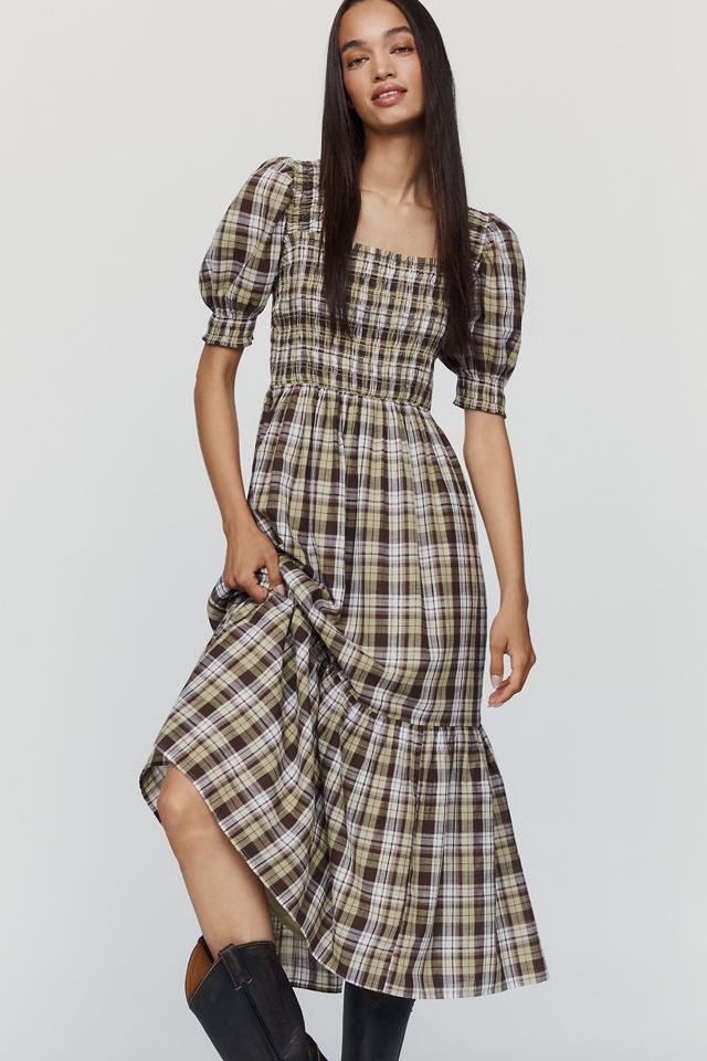 El Vestido Midi Peregrine con Mangas Abullonadas #3