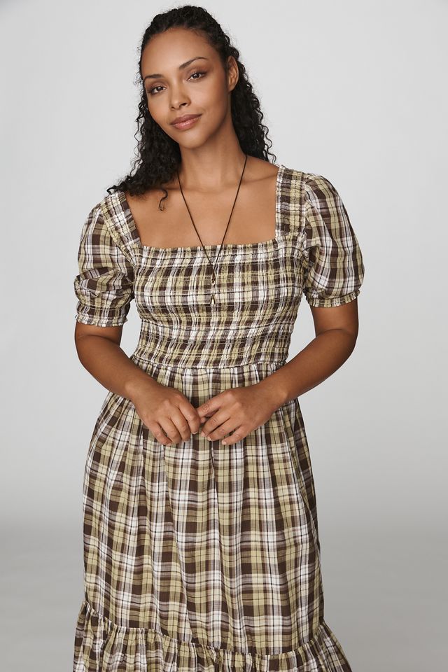 El Vestido Midi Peregrine con Mangas Abullonadas #5