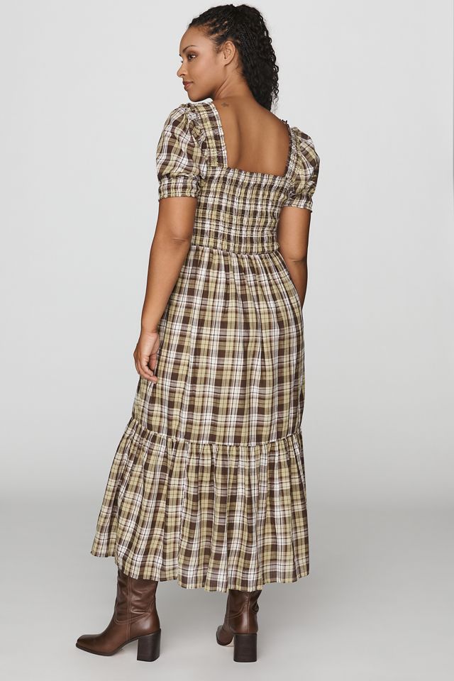El Vestido Midi Peregrine con Mangas Abullonadas #6