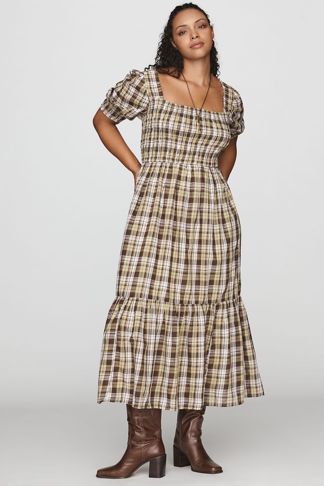 El Vestido Midi Peregrine con Mangas Abullonadas #4