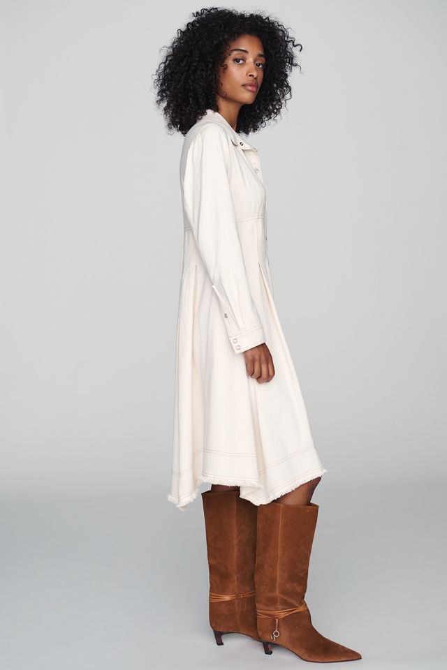Pilcro Denim Waisted Midi Shirtdress #1