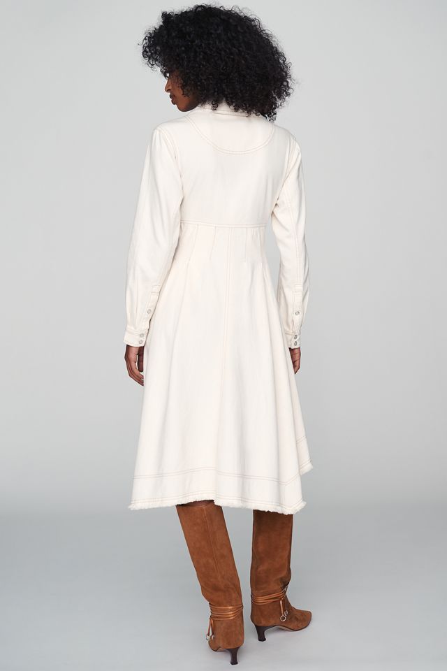 Pilcro Denim Waisted Midi Shirtdress #2