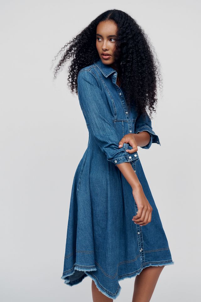 Pilcro Denim Waisted Midi Shirtdress #1