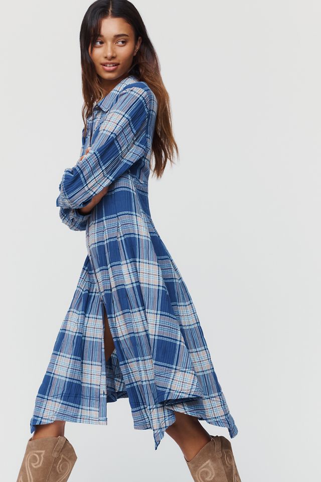 Pilcro Denim Waisted Midi Shirtdress #3