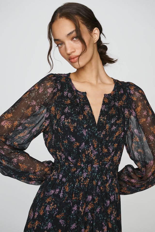 @merricksart x Anthropologie Somerset Chiffon-Maxikleid #1