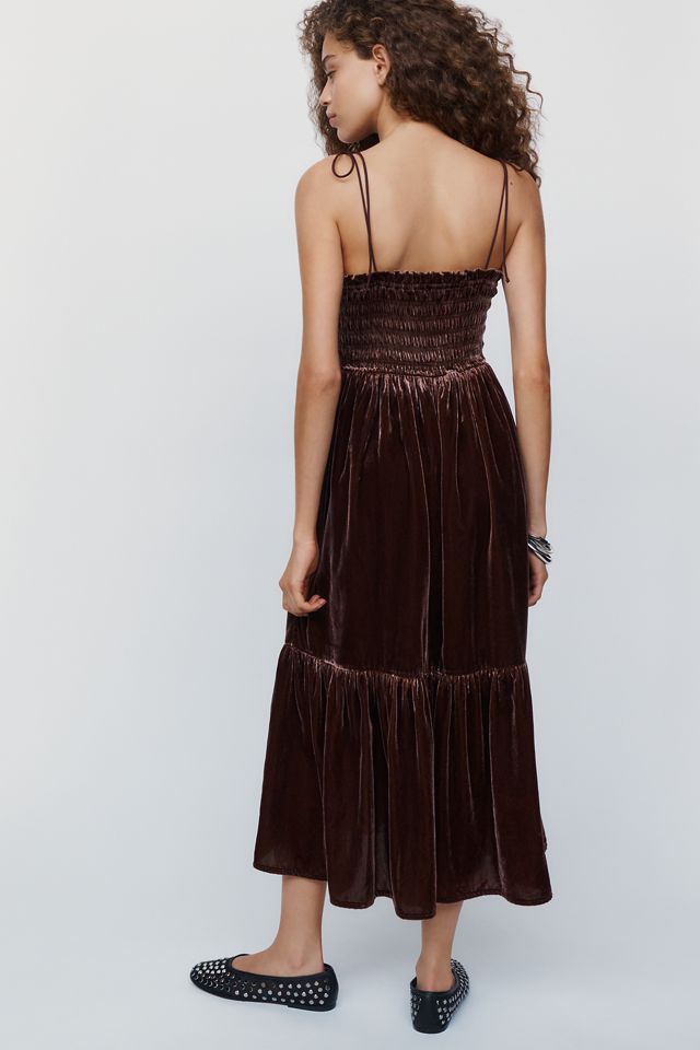 Das Peregrine Samt-Midikleid #3