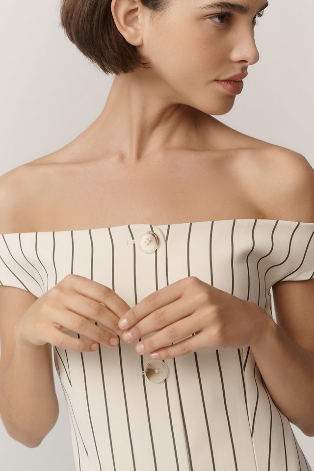 RMN Sadie Off-Shoulder Mini Dress | Anthropologie