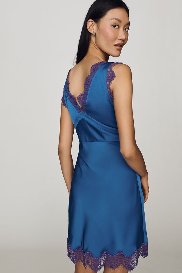 RMN Esme Lace-Trim Mini Dress #1