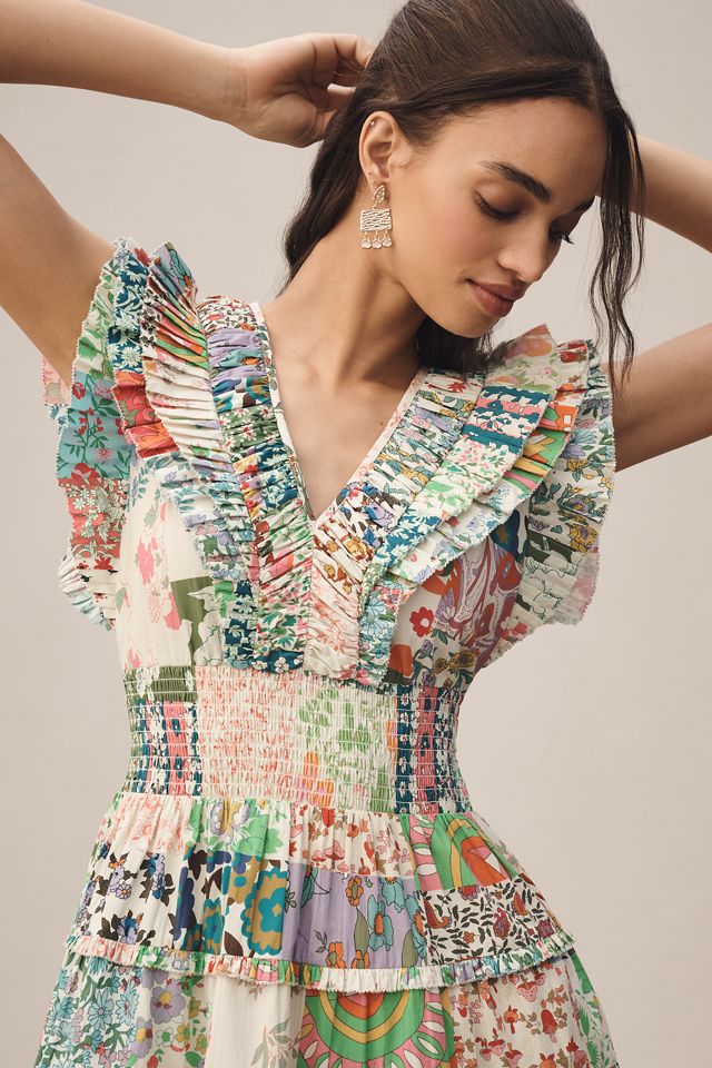 Love The Label Maribel Tiered Ruffle Mini Dress #2