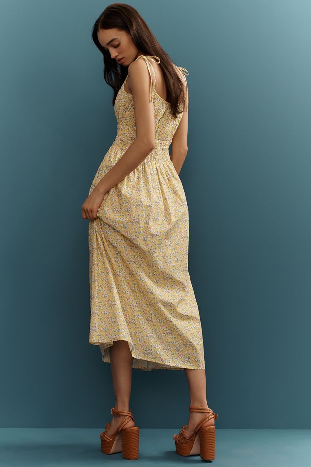 Love The Label x Liberty London Smocked Midi Dress #2