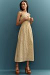 Love The Label x Liberty London Smocked Midi Dress