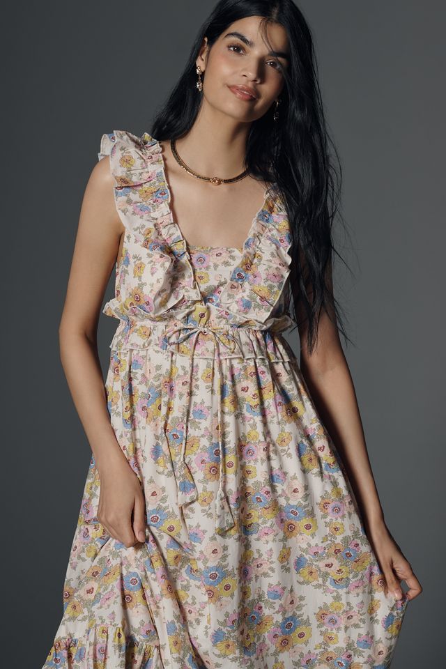 Anthropologie★Love The Label x Liberty London Midi Dress Love The Label x Liberty London Penida Ruffle Maxi Dress