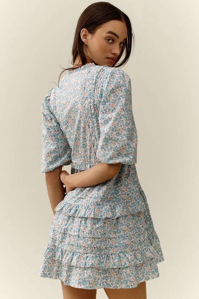 Love The Label x Liberty London Tiered Mini Dress