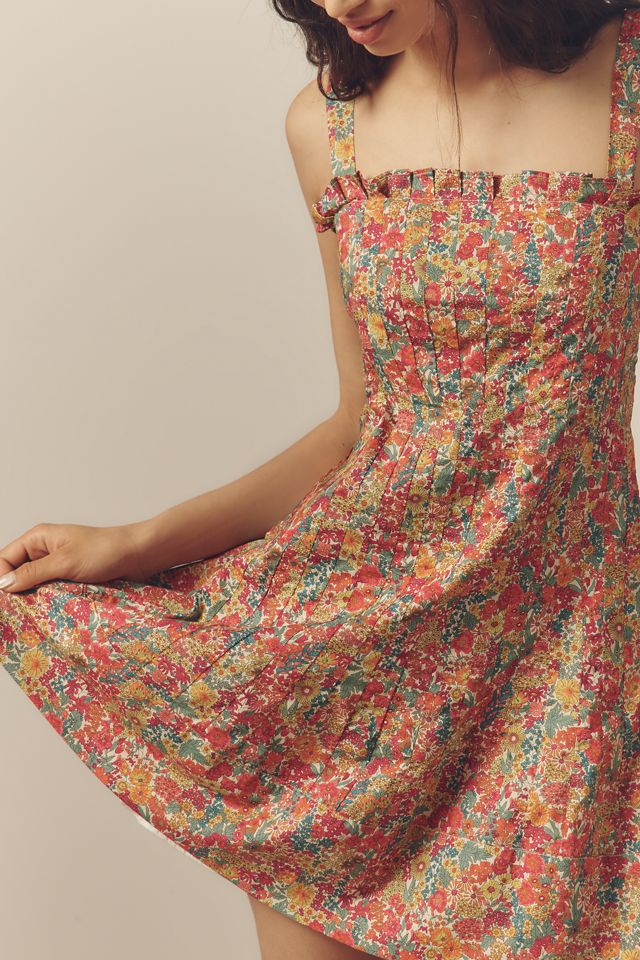 Love The Label Cally Sleeveless Ruffle-Trim Mini Dress #1