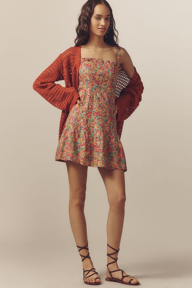Love The Label Cally Sleeveless Ruffle-Trim Mini Dress #3