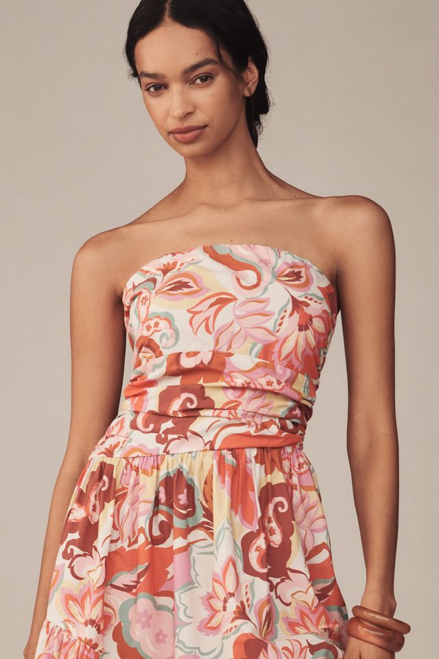 Love The Label Printed Cotton A-Line Maxi Dress