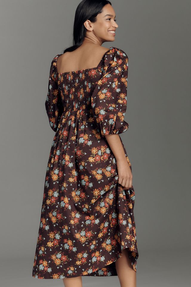 Love The Label Carlotta Puff-Sleeve Midi Dress #2