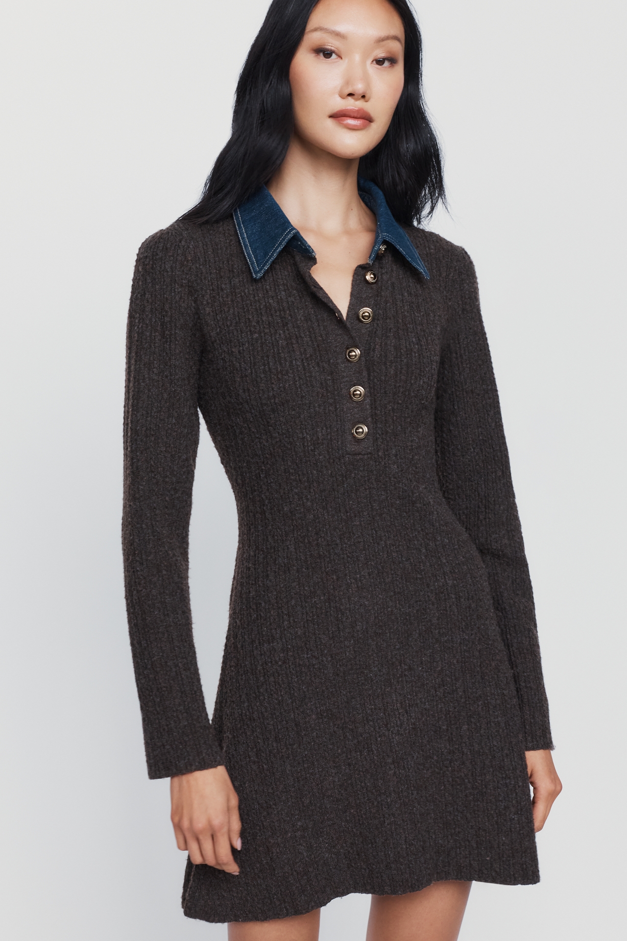 Love The Label Faye Sweater Mini Dress