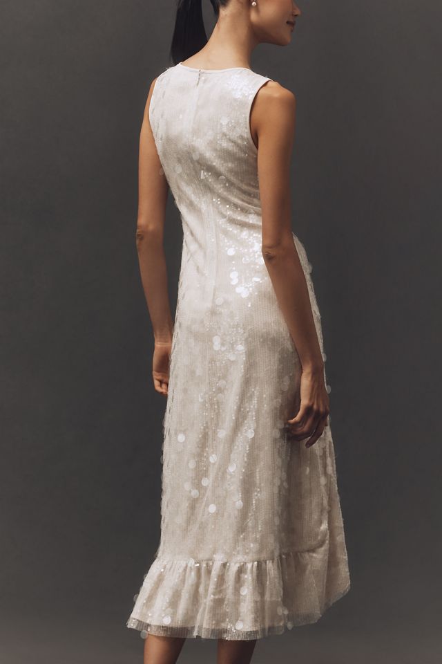 Siempre x Anthropologie Sequin Asymmetrical Dress #2