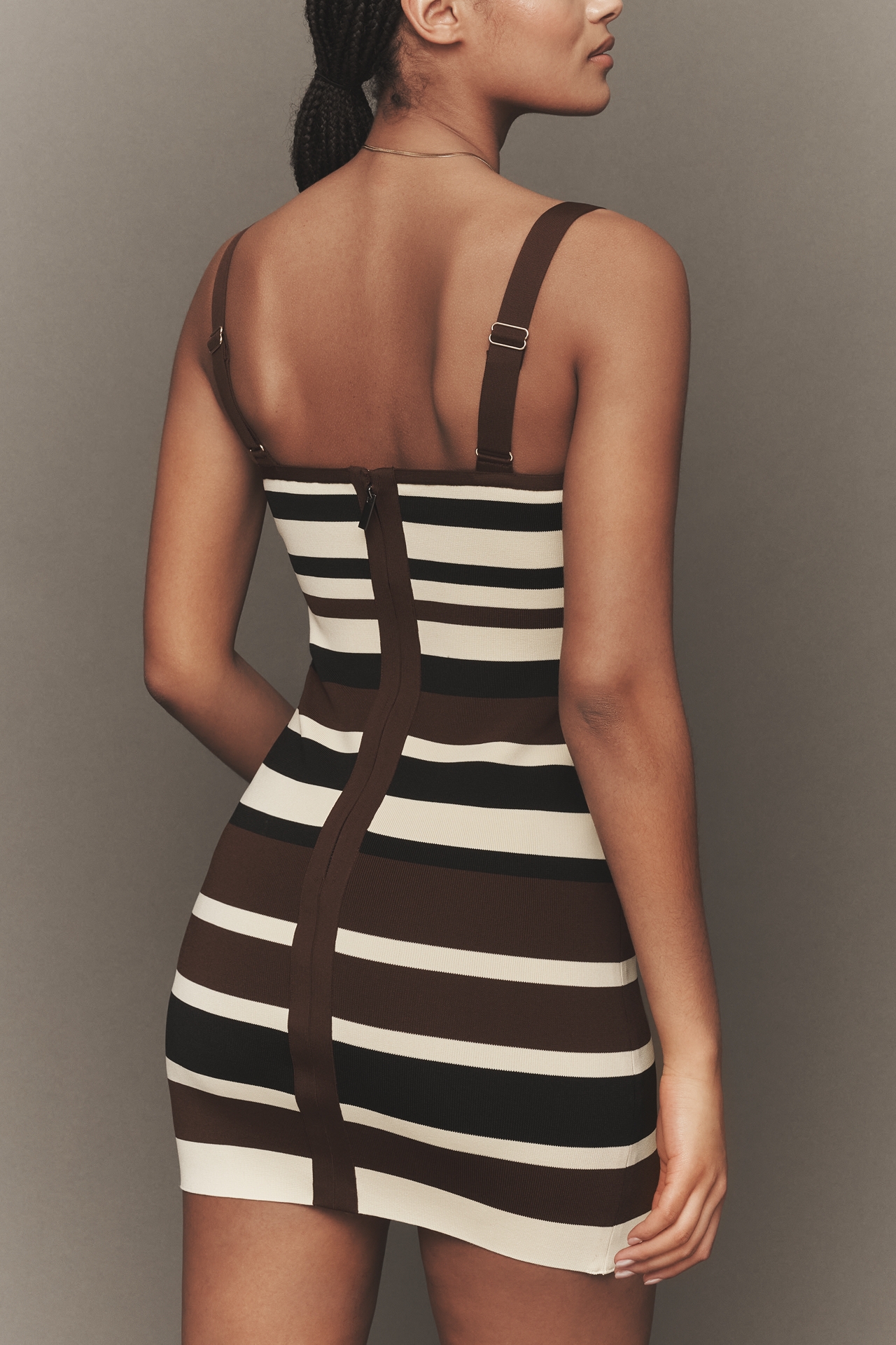 Siempre x Anthropologie Square-Neck Bodycon Dress