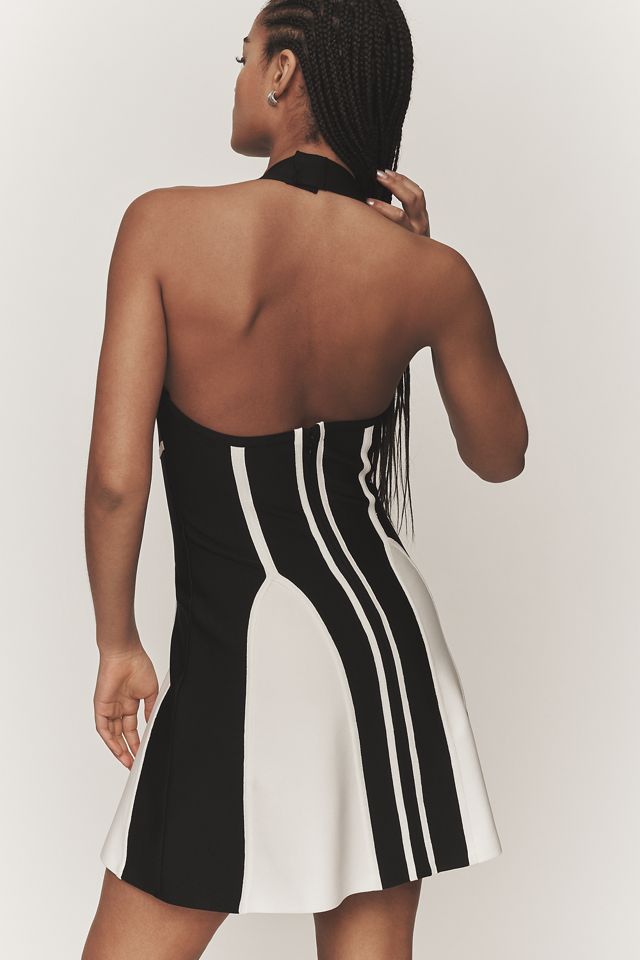 white halter dress bodycon Pink main image 1