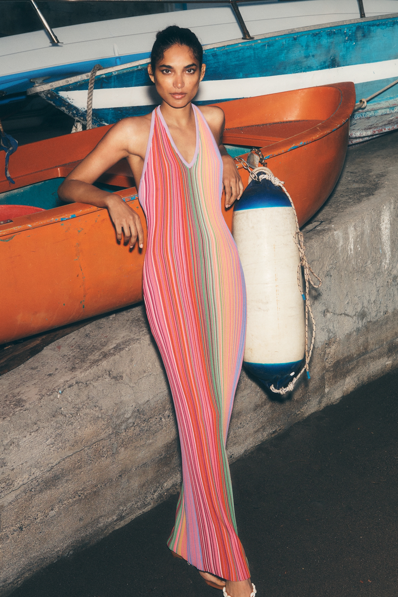 Siempre Slim Knit Maxi Dress