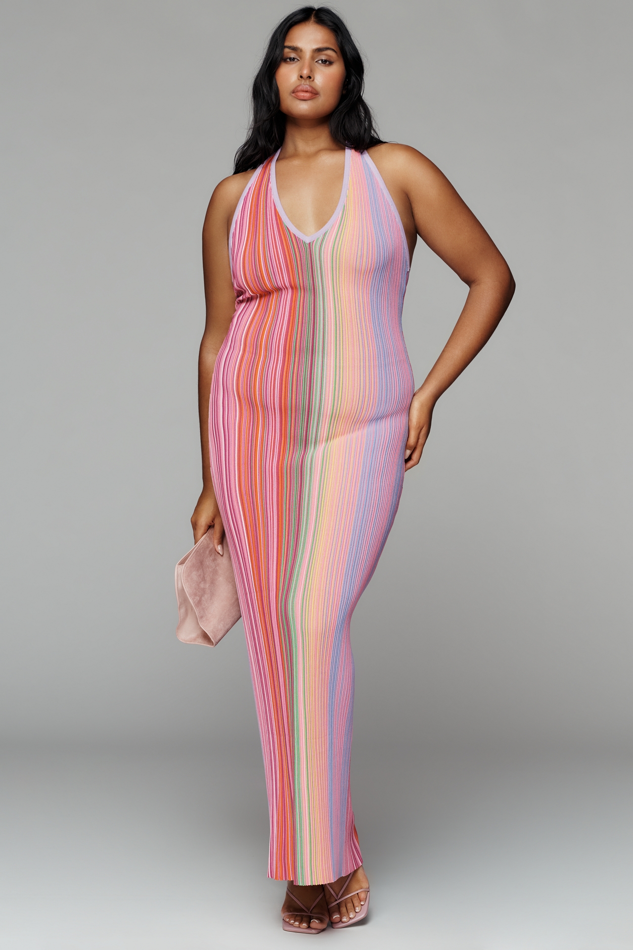Siempre Slim Knit Maxi Dress