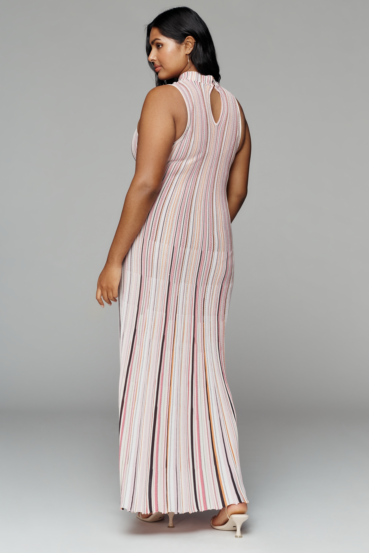 Siempre High-Neck Maxi Dress