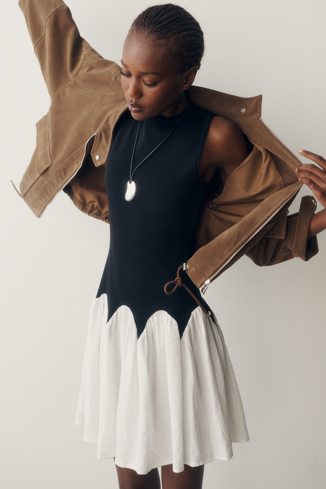 Siempre Sleeveless Twofer Dress