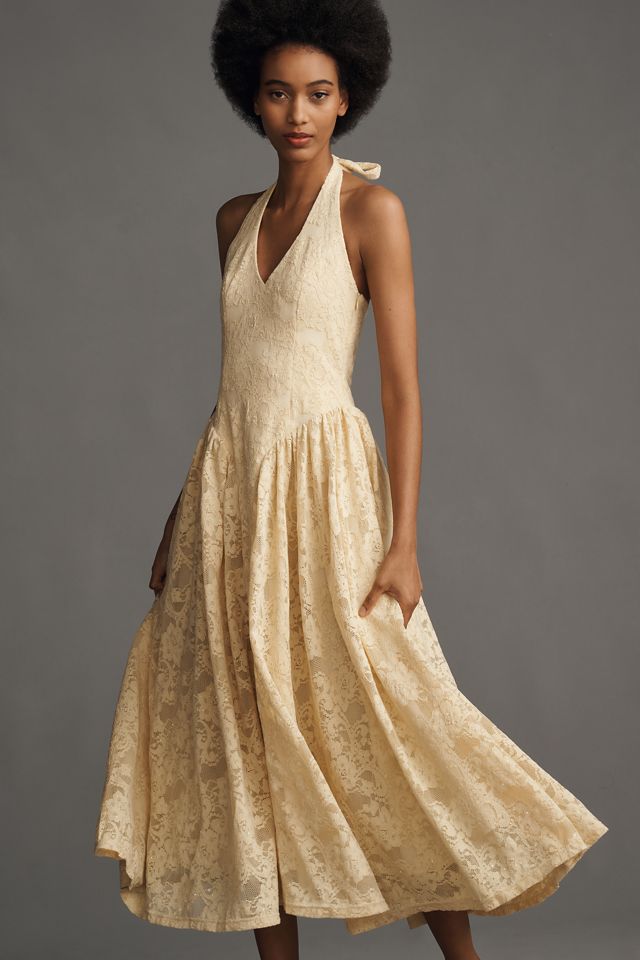 Extro&Vert Mila Halter Midi Dress #3
