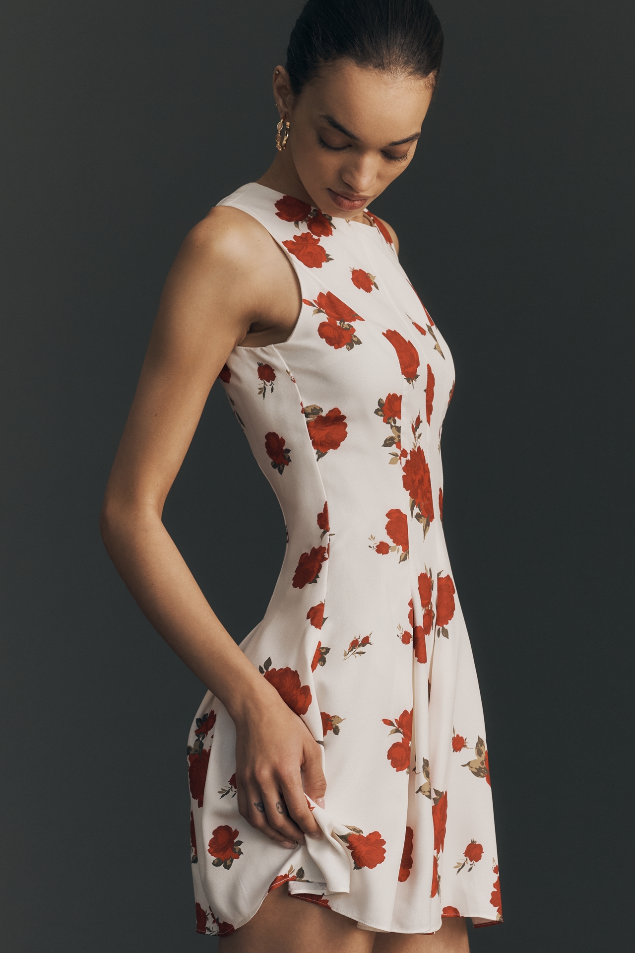 RAISONNEL Floral A-Line Mini Dress