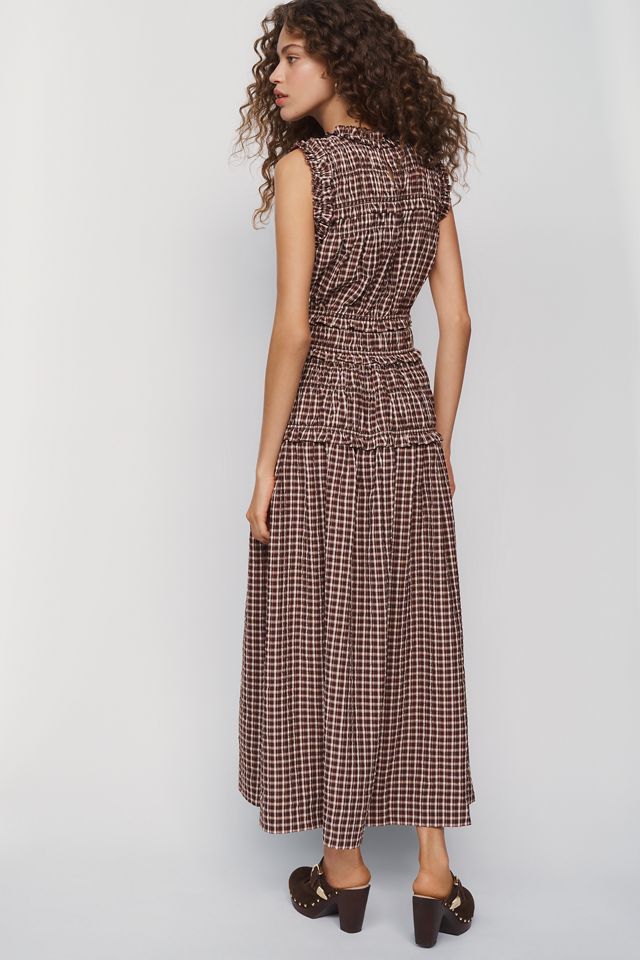 RAISONNEL Sleeveless Smocked Maxi Dress #3