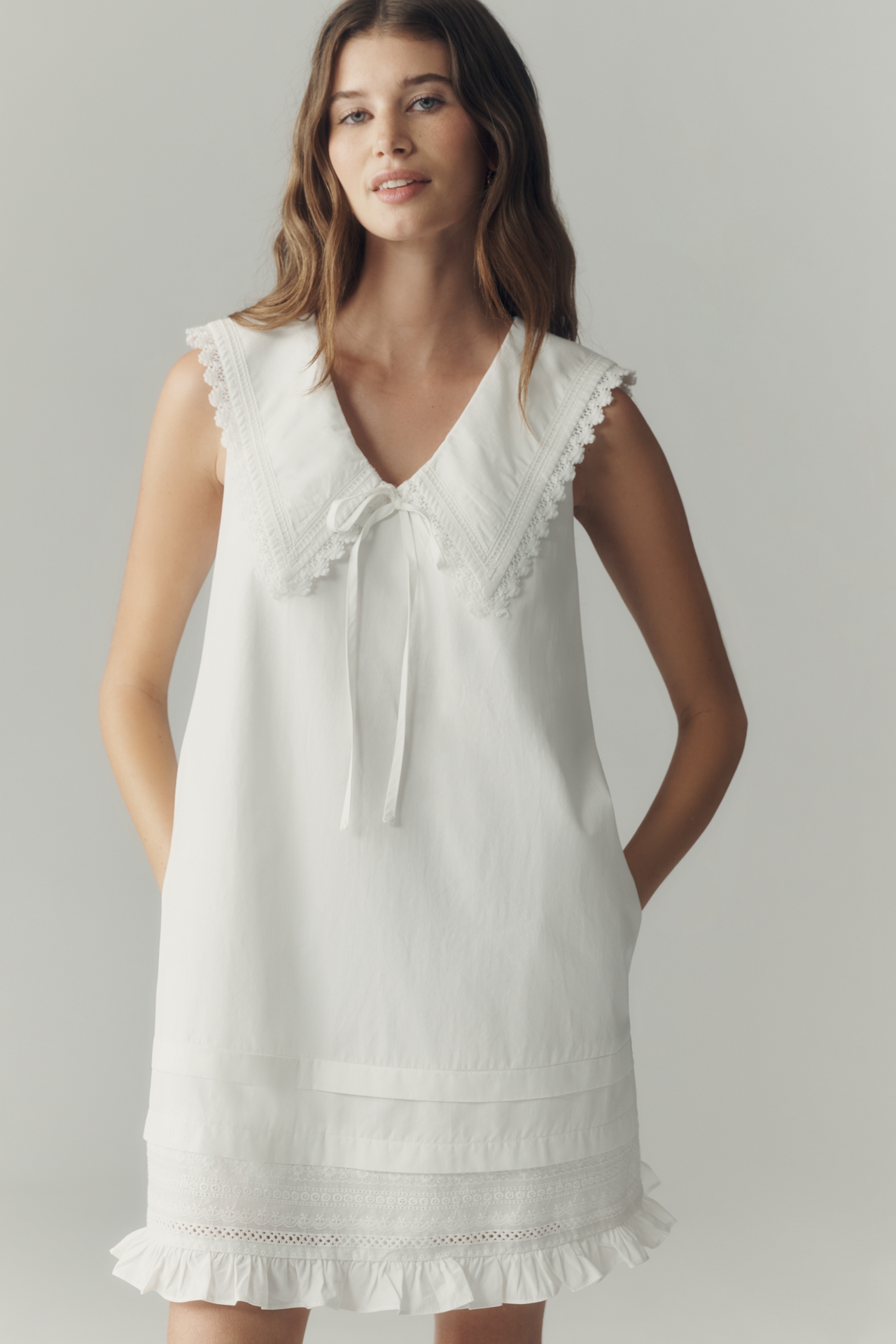 RAISONNEL V-Neck Mini Dress