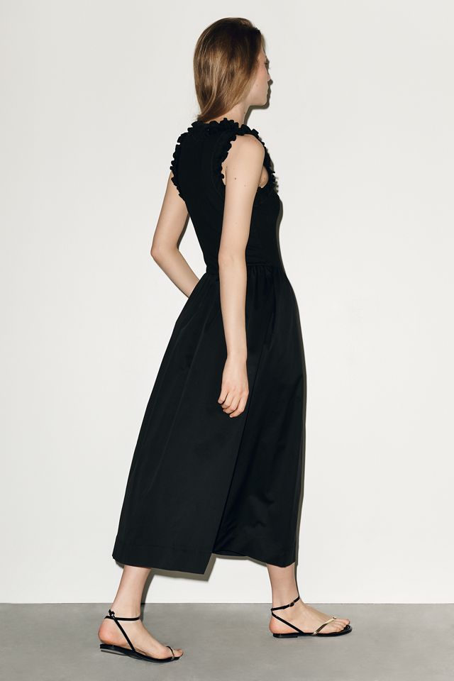 RAISONNEL Square-Neck Midi Dress #2