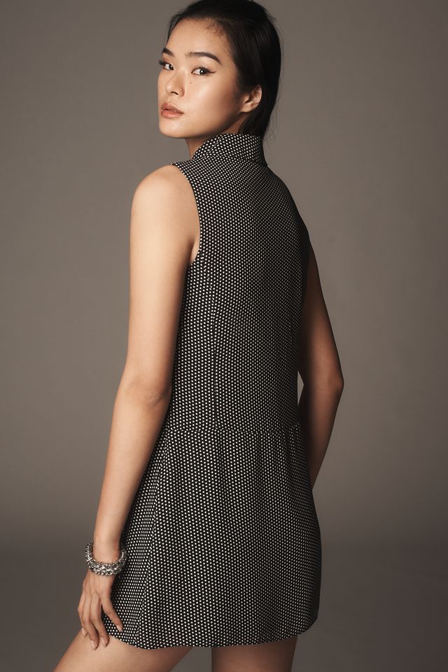 Theory Button-Front Mini Dress #1