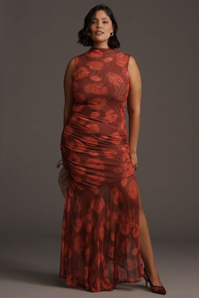 SÆMDI Sleeveless Mock-Neck Maxi Dress #1