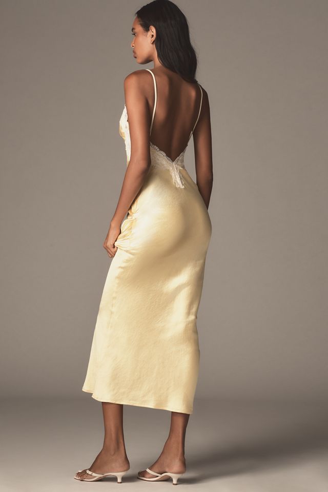 RESA Celine Sleeveless V-Neck Slip Midi Dress #2