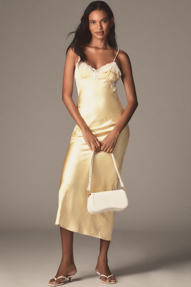 RESA Celine Sleeveless V-Neck Slip Midi Dress #1
