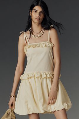 Bardot Mave Halter-Neck Ruched Mini Dress