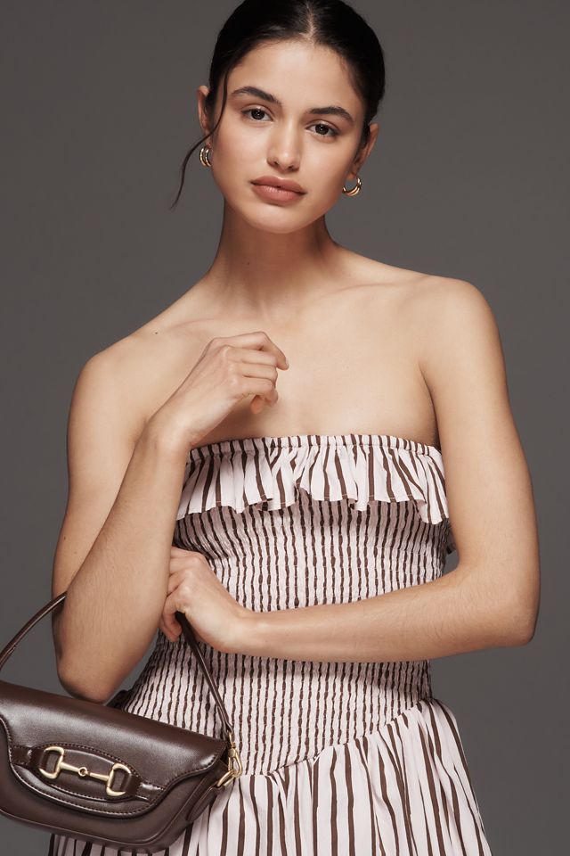 Emma Mulholland on Holiday Strapless Smocked Bubble Dress #1