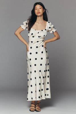 Hutch Nia Short-Sleeve V-Neck Maxi Dress | Anthropologie
