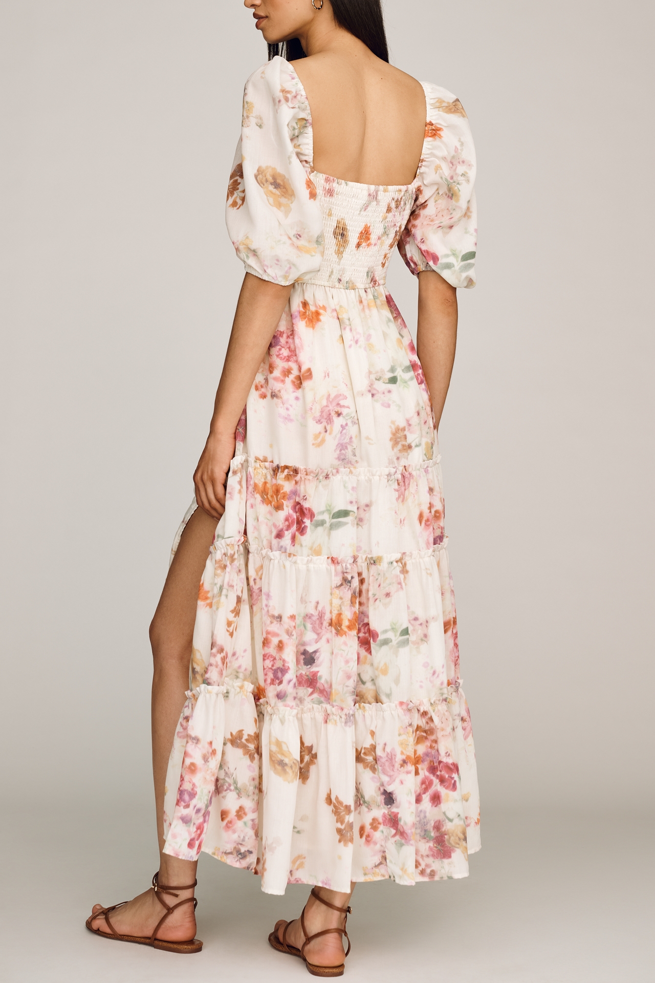 Lulus Madison V-Neck Midi Dress