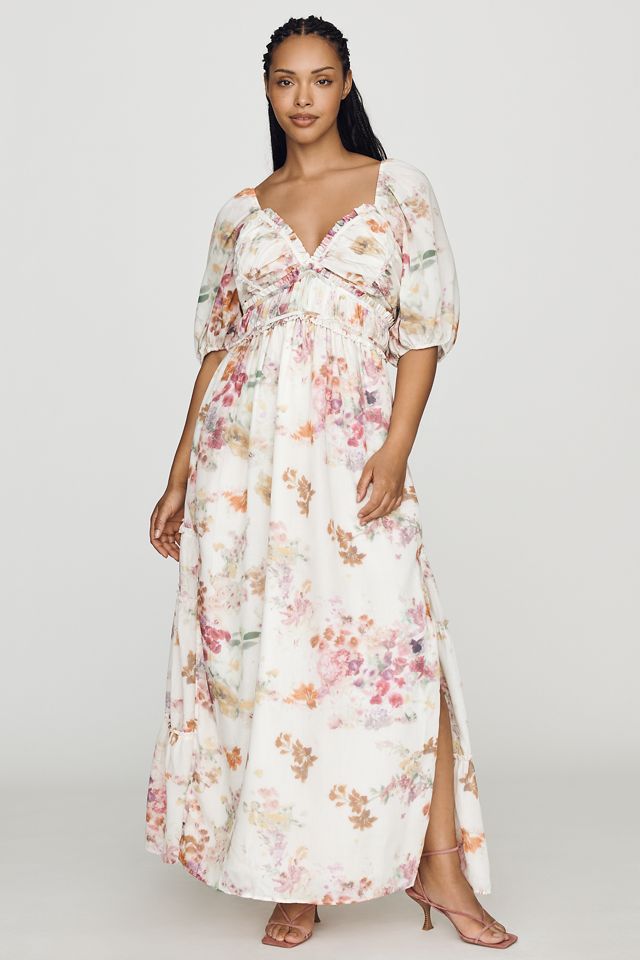 Lulus Madison V-Neck Midi Dress #4