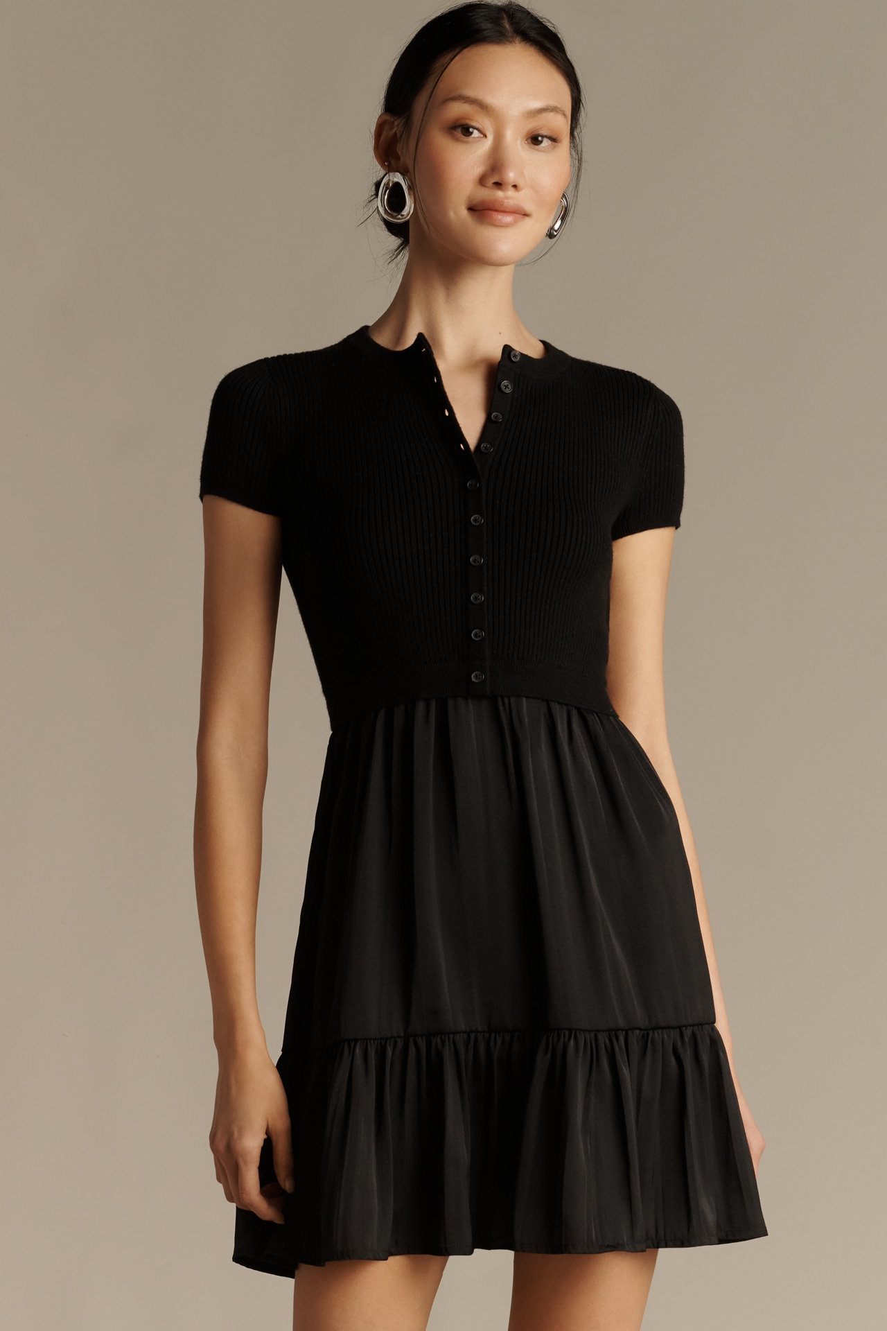 The Thea Twofer Cardigan Mini Dress