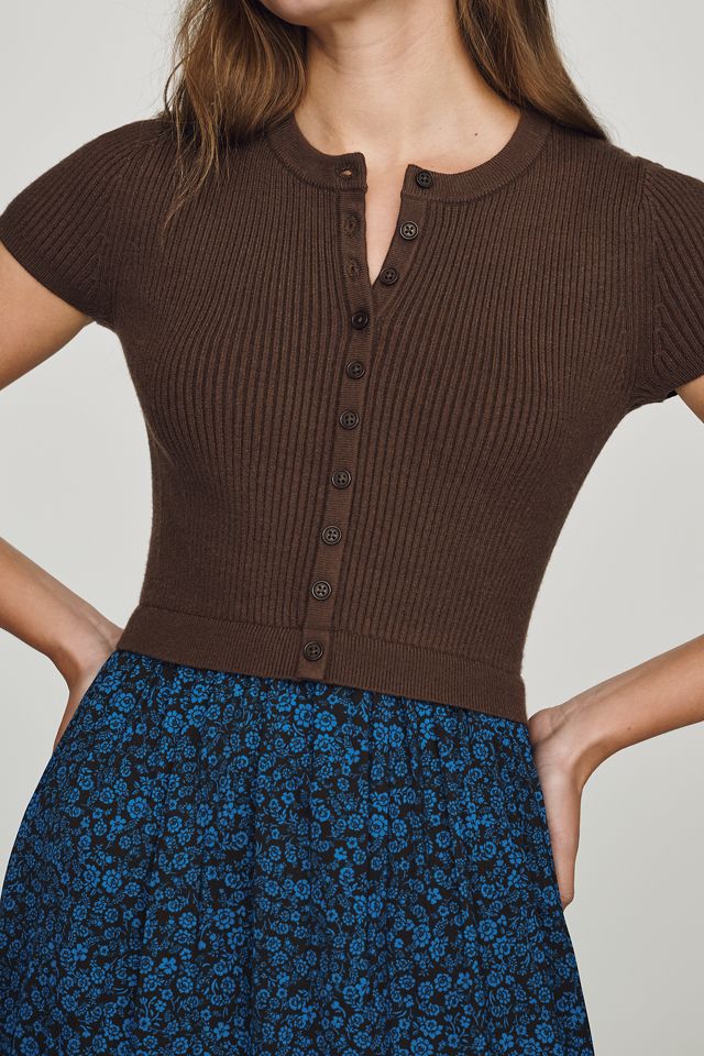 Thea Twofer Cardigan Mini Dress #1